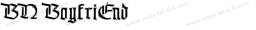 BN BoyfriEnd字体转换